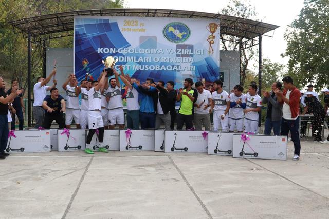 Futbol, ​​stol tennisi, shaxmat va badminton bo‘yicha “Geologiya vaziri kubogi” sport musobaqalari natijalari